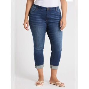 Kut from the Kloth Dark‎ Blue Denim Jeans Size 18w Womens